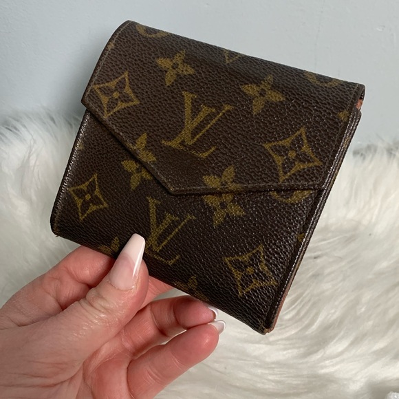 1991 authentic Louis Vuitton compact Elise trifold wallet - Picture 5 of 17